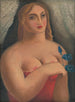 Frau mit Glockenblumen - Mikuláš Galanda — Ansicht des Kunstwerks