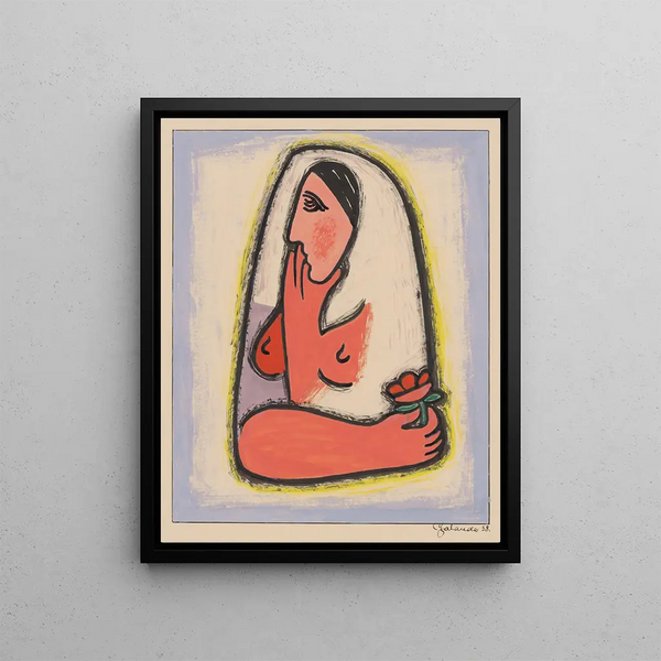 Mikul Galanda - Woman with a Flower.webp