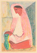 Frau mit einer Vase - Mikuláš Galanda — Ansicht des Kunstwerks