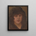 Dame au chapeau noir - Milan Thomka Mitrovský — gerahmtes Bild an der Wand