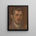 Portrait de P. Trunkt - Milan Thomka Mitrovský — gerahmtes Bild an der Wand