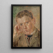 Portrait eines Jungen - Milan Thomka Mitrovský — gerahmtes Bild an der Wand