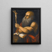 Saint Jérôme dans son bureau - École Milanaise — gerahmtes Bild an der Wand