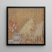 Mimosa und Blumen in einer Vase - Gwen John — gerahmtes Bild an der Wand
