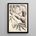 Pfirsiche - Min Zhen — gerahmtes Bild an der Wand