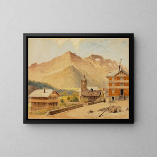Miner Kilbourne Kellogg - Champery And Mt Bounaveau Switzerland.webp