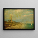 Leuchtturm von Fire Island - Miner Kilbourne Kellogg — gerahmtes Bild an der Wand