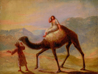 Miner Kilbourne Kellogg - Man with Woman on Camel.webp