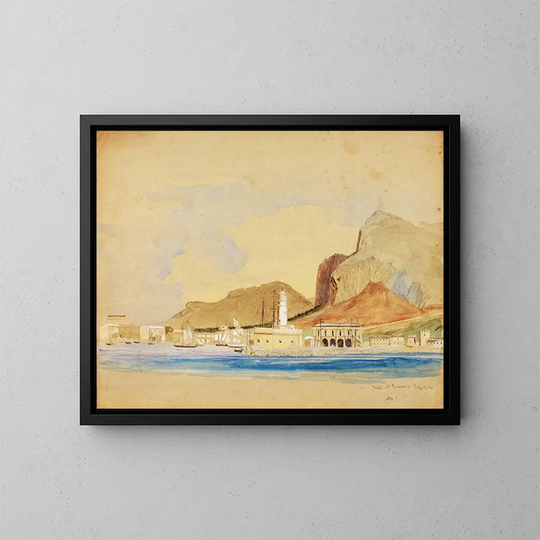Moli à Palerme - Miner Kilbourne Kellogg — gerahmtes Bild an der Wand