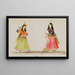 Frauen persischer Art 3 - Miner Kilbourne Kellogg — gerahmtes Bild an der Wand