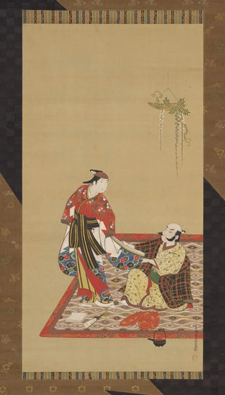 Miyagawa Issh - Samurai and Wakashu.webp
