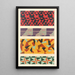 Portfolio von abstrakten Mustern Pl13 - Mizuki Heitaro — gerahmtes Bild an der Wand