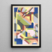 Portfolio von abstrakten Mustern Pl26 - Mizuki Heitaro — gerahmtes Bild an der Wand