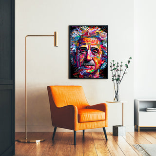 Street Art Bild - Moderne Mosaik von Einstein