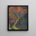 Holz mit verdrehtem Baum - Mogens Ballin — gerahmtes Bild an der Wand