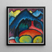 Berge von Oberstdorf - Alexej von Jawlensky — gerahmtes Bild an der Wand