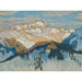 Reproduktion des Gemäldes Berge, Studie aus der Schweiz - Anna Boberg