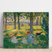 Reproduktion des Gemäldes Montévrain, die Landpartie - Henri Lebasque
