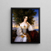Portrait der Hochzeit von Charlotte de Rothschild - Moritz Daniel Oppenheim — gerahmtes Bild an der Wand