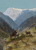 Troupeau de chamois - Moritz Müller — Ansicht des Kunstwerks