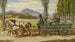 Die Landpartie Schwind und Bauernfeld auf einem Wagen - Moritz von Schwind — Ansicht des Kunstwerks