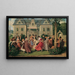 Gesellschaftsspiel - Moritz von Schwind — gerahmtes Bild an der Wand