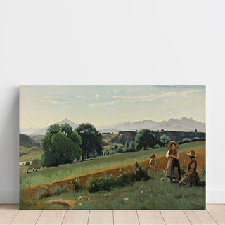 Mornex Au Fond, Le Môle de Jean-Baptiste-Camille Corot | Reproduction Tableau Décoration murale affiche copie