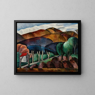 Mose Kisling - Cret vue sur le Canigou.webp