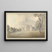 Vue de Baron Hill, Anglesey, Pays de Galles - Moses Griffith — gerahmtes Bild an der Wand
