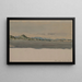 Endes des Sturms, norwegischer Fjord - Muirhead Bone — gerahmtes Bild an der Wand