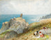 Château de Fast, Berwickshire, Écosse - Myles Birket Foster — Ansicht des Kunstwerks