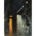 Reproduktion des Gemäldes Nächtliche Straßenszene, Berlin von Lesser Ury
