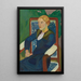 Portrait von Varvara Klimovich Toper - Nadezhda Lermontova — gerahmtes Bild an der Wand