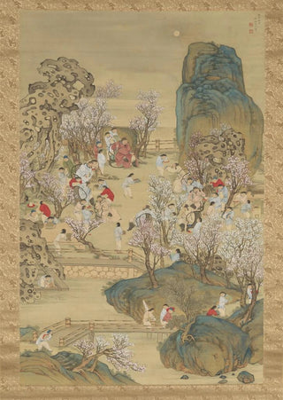 Nakabayashi Chikut - Fragrant Garden under a Hazy Moon.webp