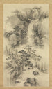 Landschaft mit Wasserfall - Nakabayashi Chikutō — Ansicht des Kunstwerks