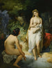 Die Badenden - Nándor Rákóczy — Ansicht des Kunstwerks