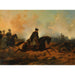 Reproduktion des Gemäldes Napoleon bei Waterloo ladet auf einem Gemälde von Hippolyte Bellangé