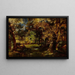 Wald von Fontainebleau - Narcisse Virgile Diaz de la Peña — gerahmtes Bild an der Wand