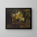 Im Wald - Narcisse Virgile Diaz de la Peña — gerahmtes Bild an der Wand
