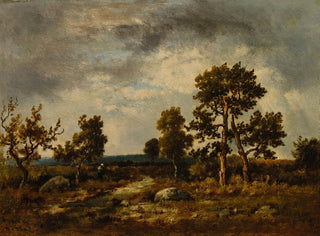 Weg nahe dem Schlangenteich, Fontainebleau-Wald - Narcisse Virgile Diaz de la Peña — Ansicht des Kunstwerks