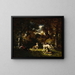 Repos de la chasse - Narcisse Virgile Diaz de la Peña — gerahmtes Bild an der Wand