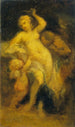 Venus entwaffnet Amor - Narcisse Virgile Diaz de la Peña — Ansicht des Kunstwerks