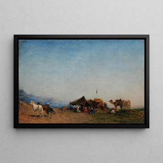 Narcisse Berchre - Campement arabe.webp