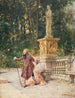 Flirter dans le jardin - Natale Attanasio — Ansicht des Kunstwerks