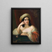 Portrait einer orientalischen Frau - Natale Schiavoni — gerahmtes Bild an der Wand