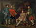 James Grant von Grant, John Mytton, der ehrwürdige Thomas Robinson und Thomas Wynne - Nathaniel Dance-Holland — Ansicht des Kunstwerks
