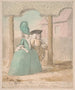 Miss Peagreens, Papa und Mama beim Spaziergang an öffentlichen Orten an einem Badeplatz - Nathaniel Dance Holland — Ansicht des Kunstwerks