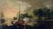 Bateaux sur la rivière Lee en dessous de Tivoli, comté de Cork - Nathaniel Grogan — Ansicht des Kunstwerks
