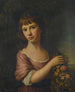 Ann Anderson als Flora von Nathaniel Hone — rosafarbenes Kleid und Blumengirlande