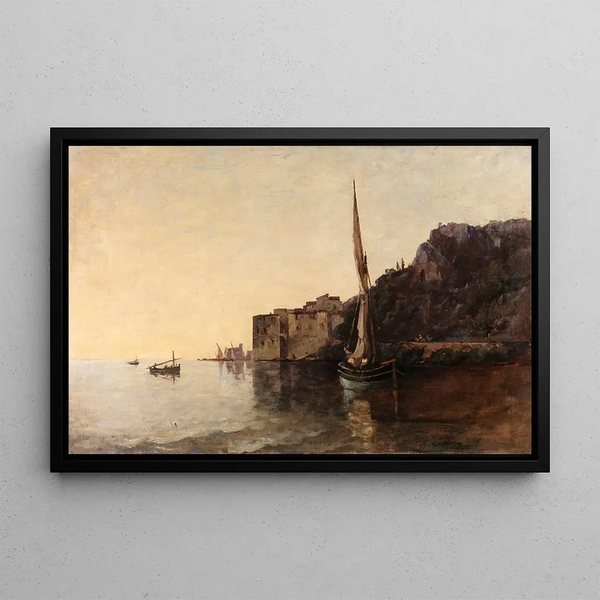 Nathaniel Hone the Younger - A View of Villefranche from the East.webp
